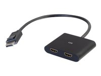 C2G DisplayPort 1.2 to Dual HDMI MST Hub - Commutateur vidéo/audio - 2 x HDMI - de bureau 84293