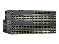 Cisco Catalyst 2960X-48TS-LL - Commutateur - Géré - 48 x 10/100/1000 + 2 x Gigabit SFP - Ordinateur de bureau, Montable sur rack WS-C2960X-48TS-LL