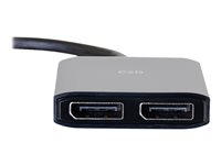 C2G DisplayPort 1.2 to Dual DisplayPort MST Hub - Répartiteur vidéo/audio - 2 x DisplayPort - de bureau 84291