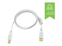 Vision Techconnect 2 - Câble USB - USB type B (M) pour USB (M) - USB 2.0 - 3 m - blanc TC2 3MUSB