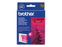 Brother LC1000M - Magenta - originale - cartouche d'encre - pour Brother DCP-350, 353, 357, 560, 750, 770, MFC-3360, 465, 5460, 5860, 660, 680, 845, 885 LC1000MBP