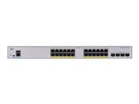 Cisco Business 250 Series CBS250-24FP-4X - Commutateur - C3 - intelligent - 24 x 10/100/1000 (PoE+) + 4 x 10 Gigabit SFP+ - Montable sur rack - PoE+ (370 W) CBS250-24FP-4X-EU