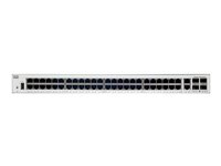 Cisco Catalyst 1000-48T-4G-L - Commutateur - Géré - 48 x 10/100/1000 + 4 x Gigabit SFP (liaison montante) - Montable sur rack C1000-48T-4G-L