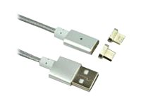 MCL - Câble USB - USB (M) pour 5 pin magnetic USB (M) - 1 m MC922AHB/2A-1M